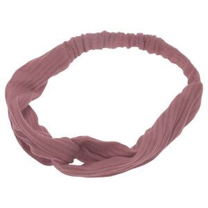 Stripes Elastic Cross Headwrap Pink